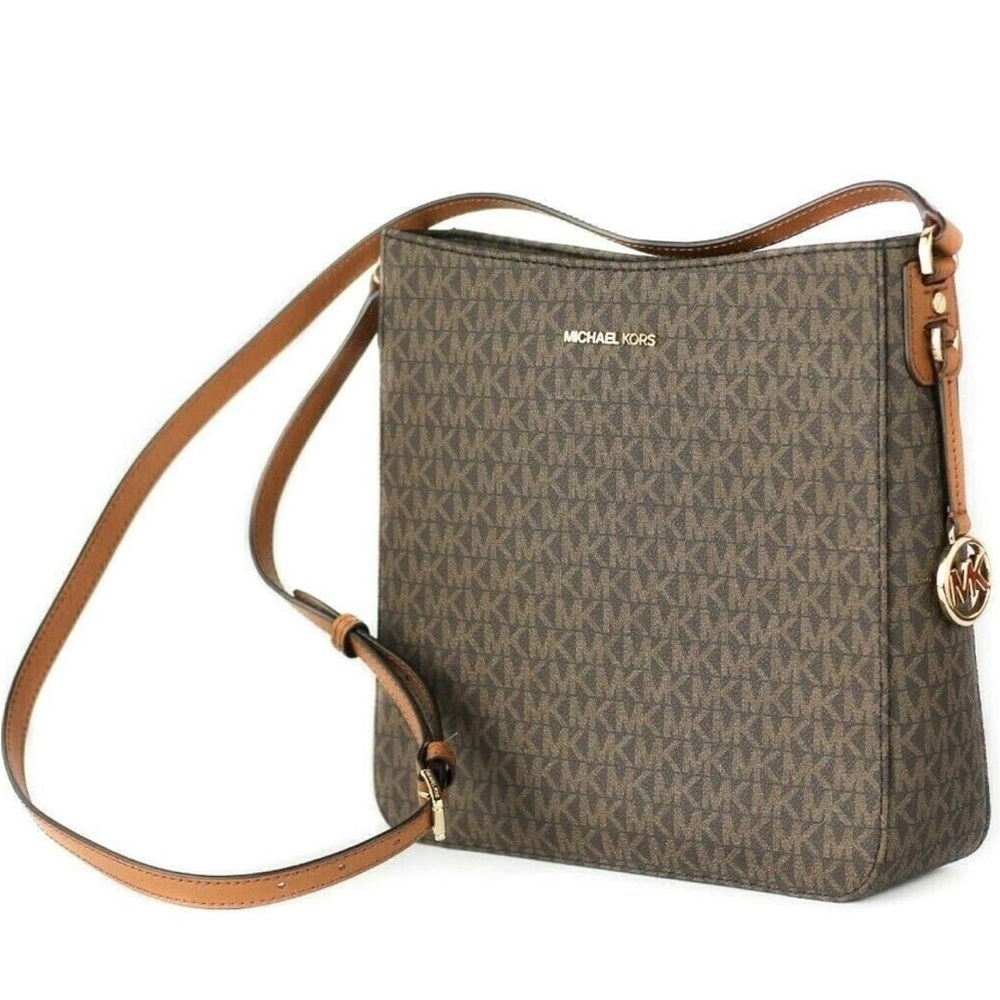 Michael Kors Jet Set Travel Large Logo Messenger Bag